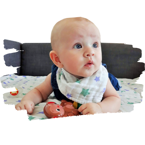 Mussola di cotone di bamboo + bavaglino bandana: regalo neonato originale!  - WordPress
